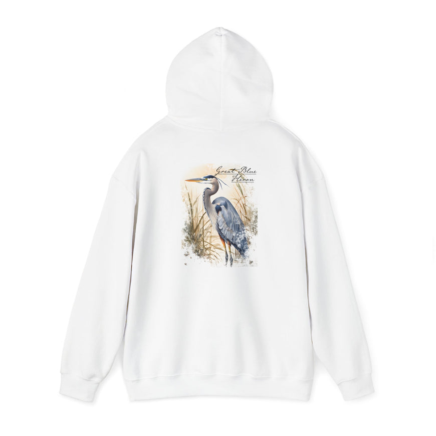 Great Blue Heron Heavy Blend™ Hoodie