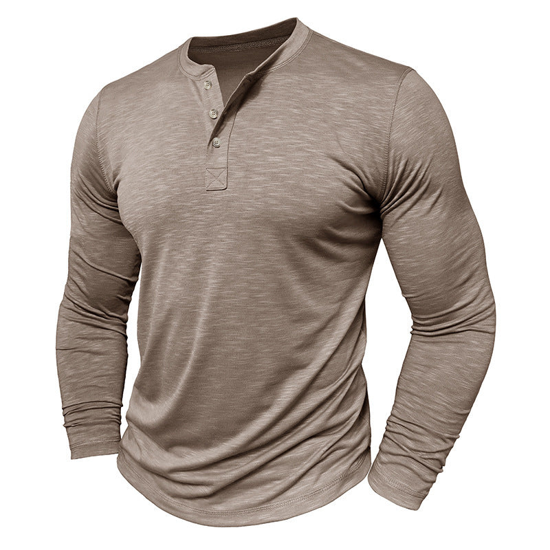 Long-sleeved Henley