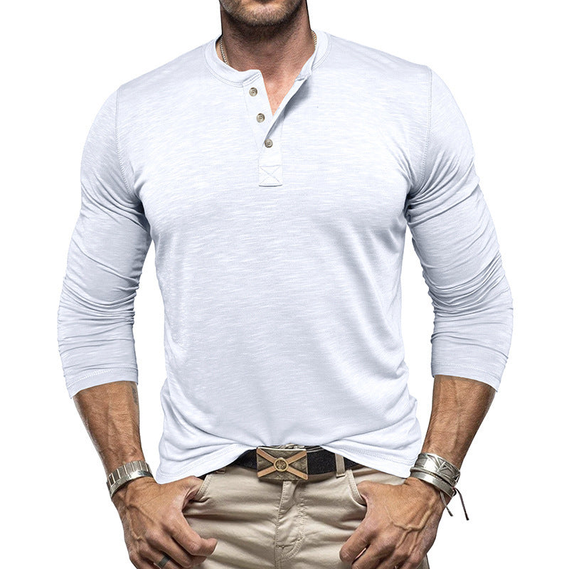 Long-sleeved Henley