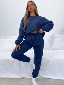 Warm Pullover SweatSuit